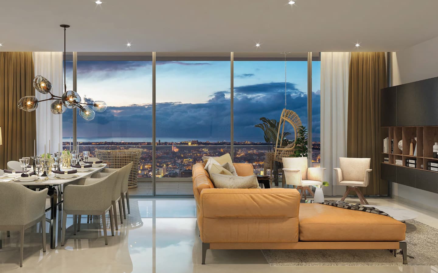 Balmoral Riverside in Balewadi, Pune offering 3 BHK, 4.5 BHK configurations, status: Recommended - View 5: panoramic surrounding views, green zoning and localized area connectivity features
