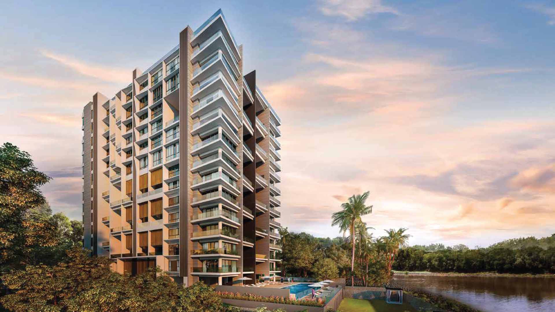 Marvel Ribera in Bund Garden, Pune