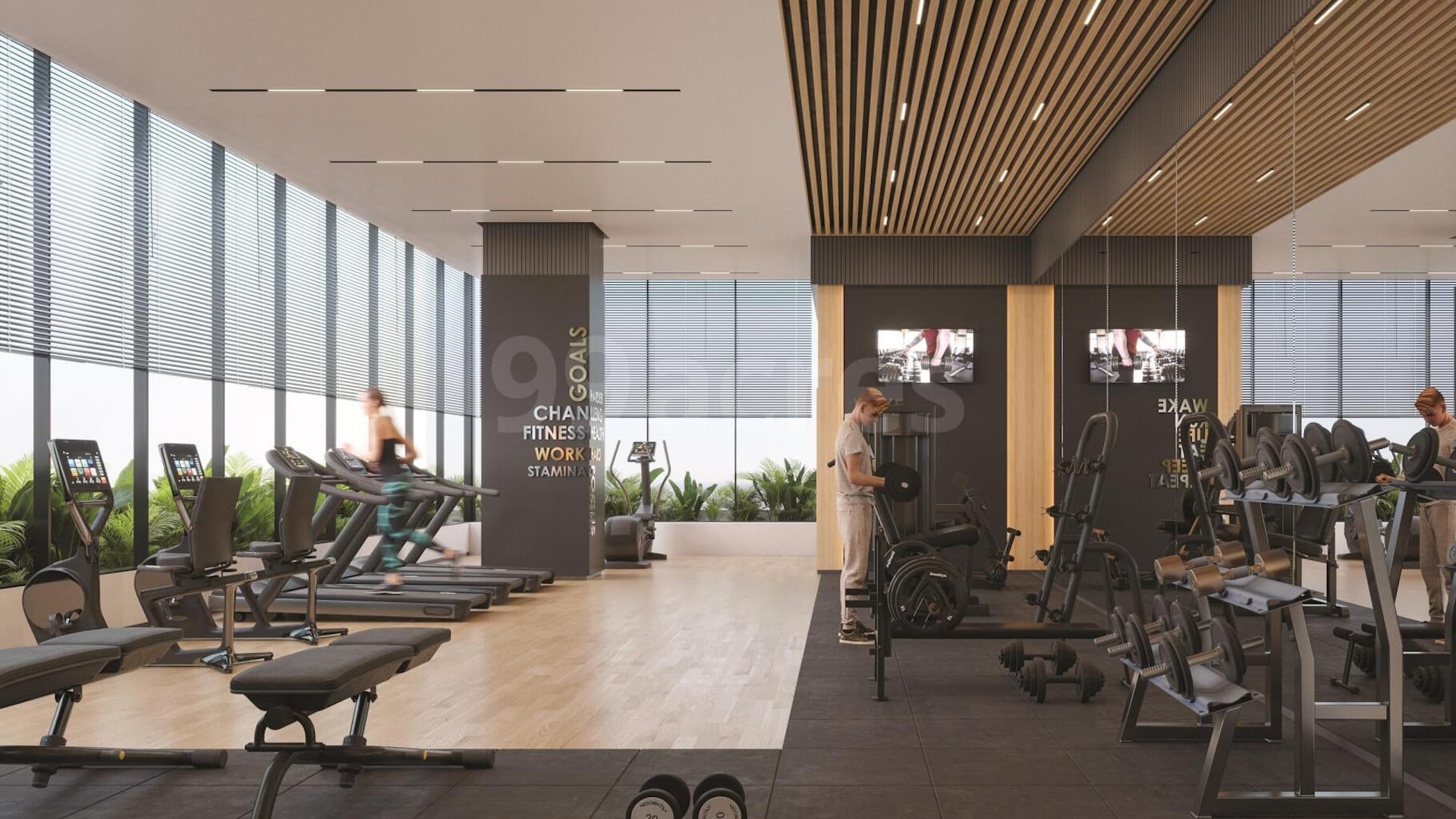 Power Residences in Mundhwa, Pune offering 2 BHK, 3 BHK, 4 BHK configurations, status: Available - View 3: state-of-the-art amenities, swimming pool, club house and landscaped gardens