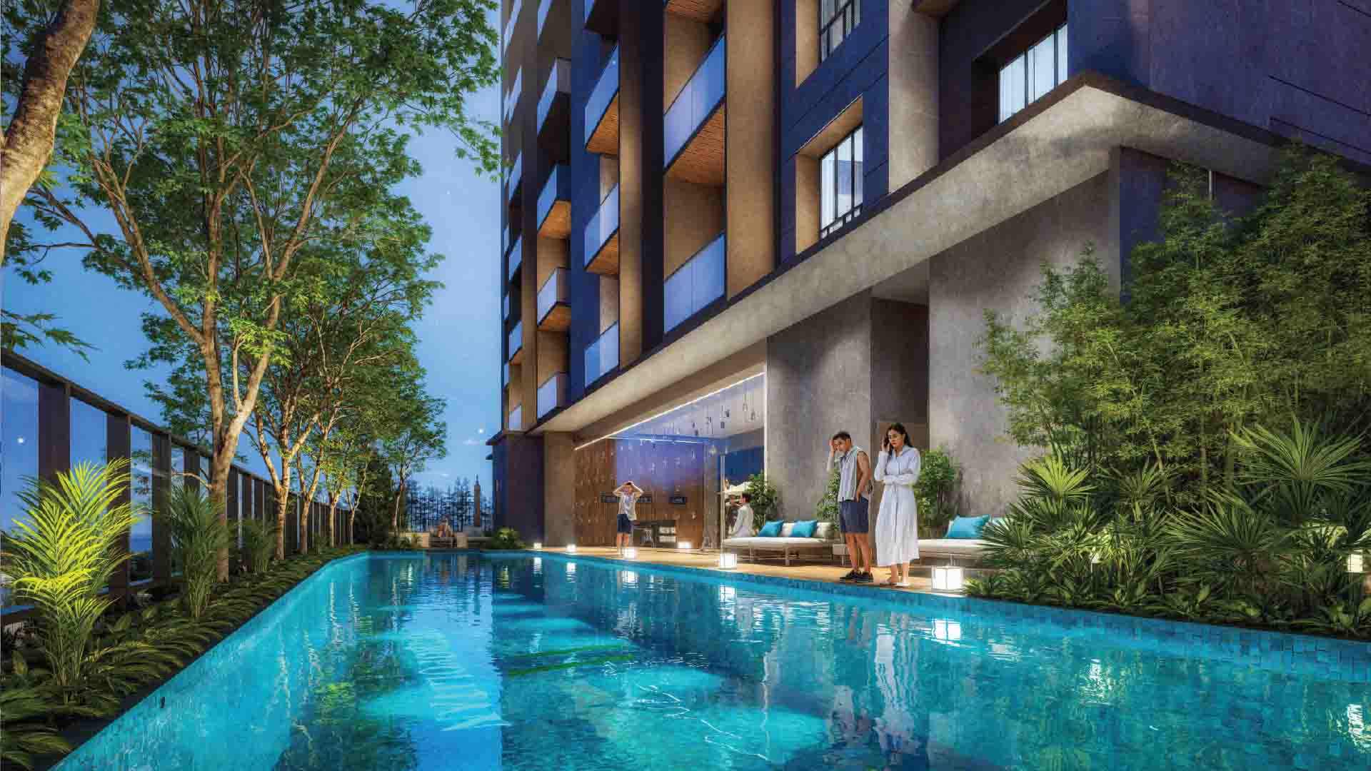 Mayfair Metropolitan in Bund Garden, Pune offering 3 BHK, 3.5 BHK, 5 BHK configurations, status: Available - View 4: spacious interior living spaces, natural lighting and high-quality premium finishing