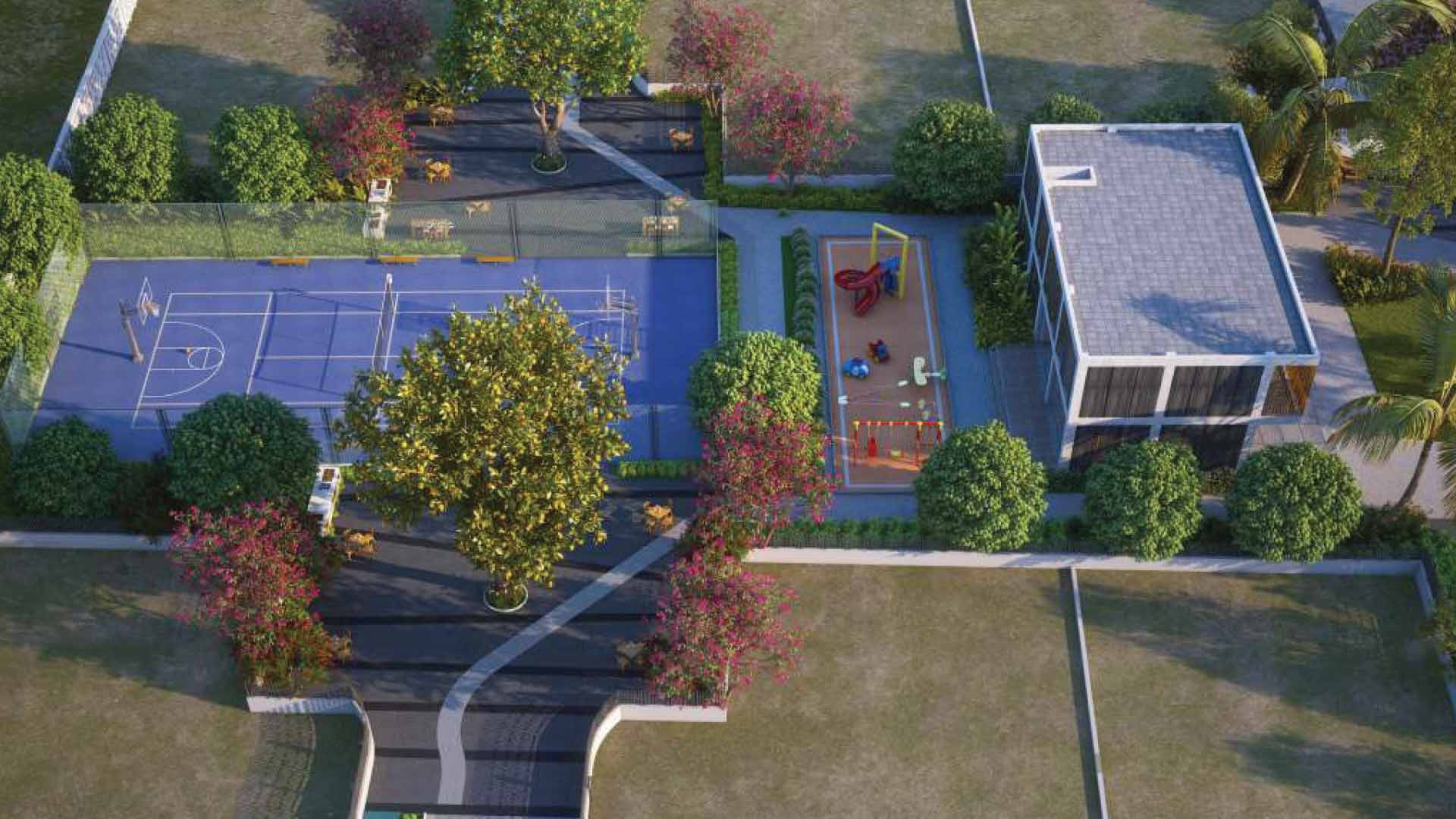 46 Banyan Tree in Chandked, Pune offering Bungalow Plot configurations, status: Available - View 5: panoramic surrounding views, green zoning and localized area connectivity features