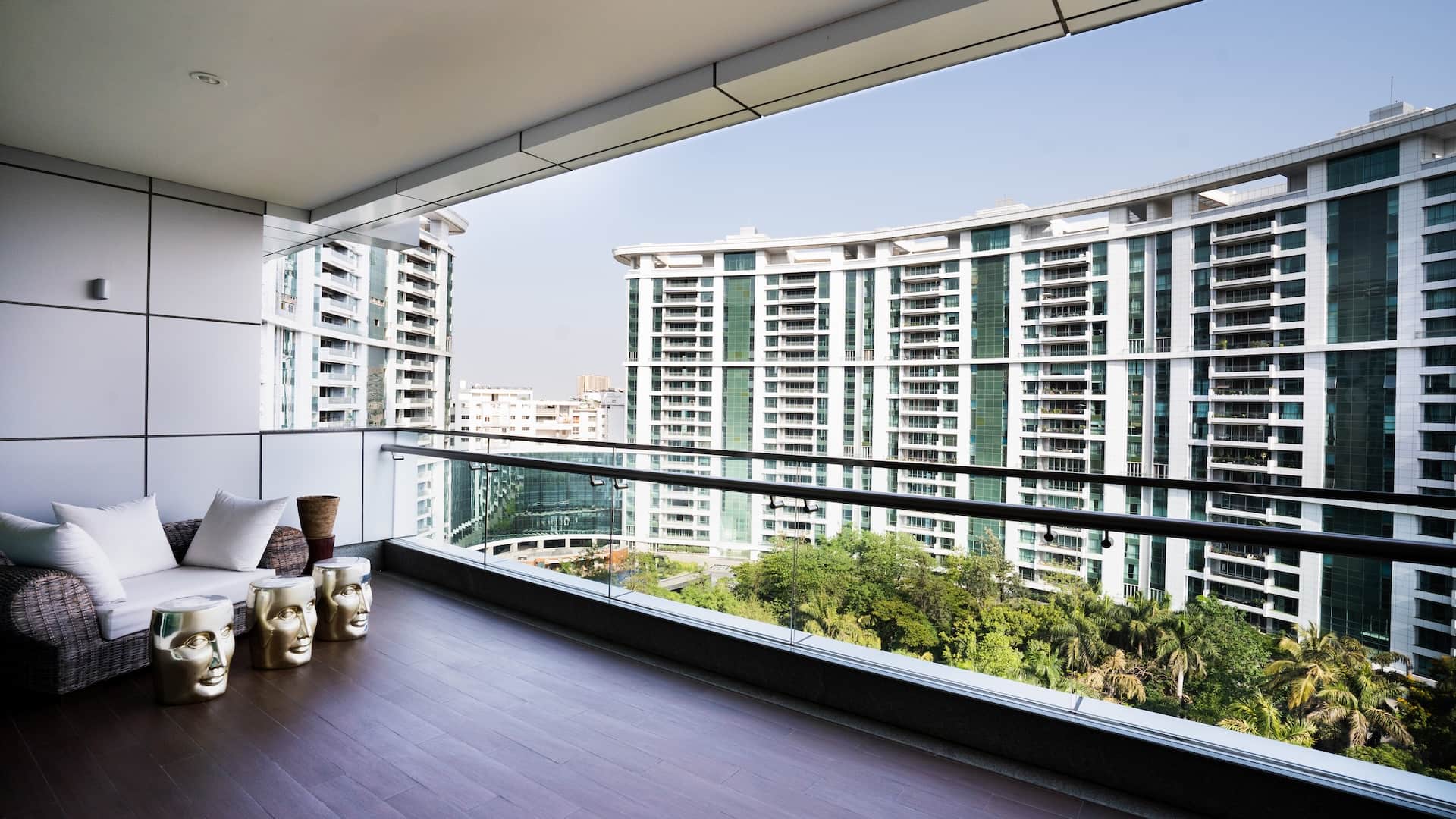 yoopune in Magarpatta, Pune offering 4.5 BHK configurations, status: Recommended - View 2: luxurious residential entrance, grand lobby and premium common area layout