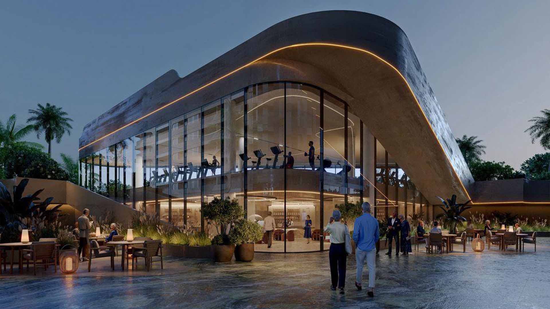 Amore High Street in Kalyani Nagar, Pune offering Retail Space configurations, status: Pre Launch - View 2: luxurious residential entrance, grand lobby and premium common area layout