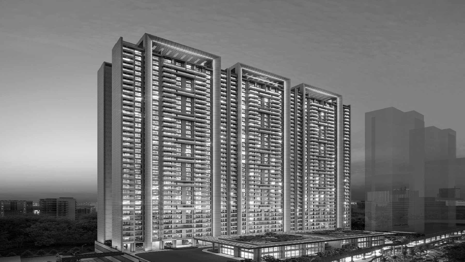 Mantra One Residences by Burgundy - Residential in Magarpatta, Pune. Starting from ₹2.50 Crores