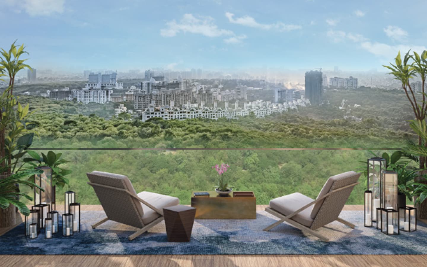 The Ark Cullinan in NIBM, Pune offering 4 BHK, 5 BHK, 5.5 BHK Penthouse configurations, status: Available - View 2: luxurious residential entrance, grand lobby and premium common area layout
